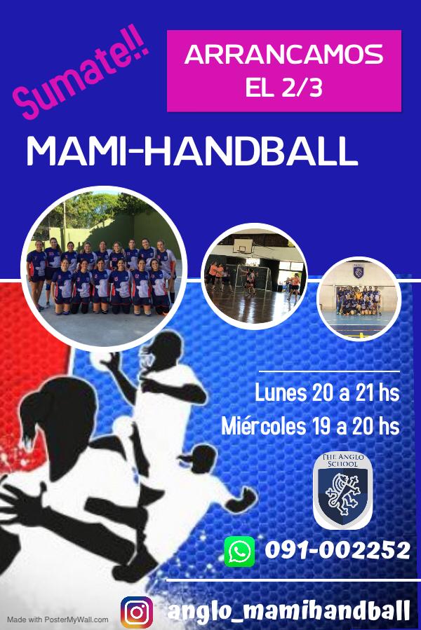 Llamado para mami handball