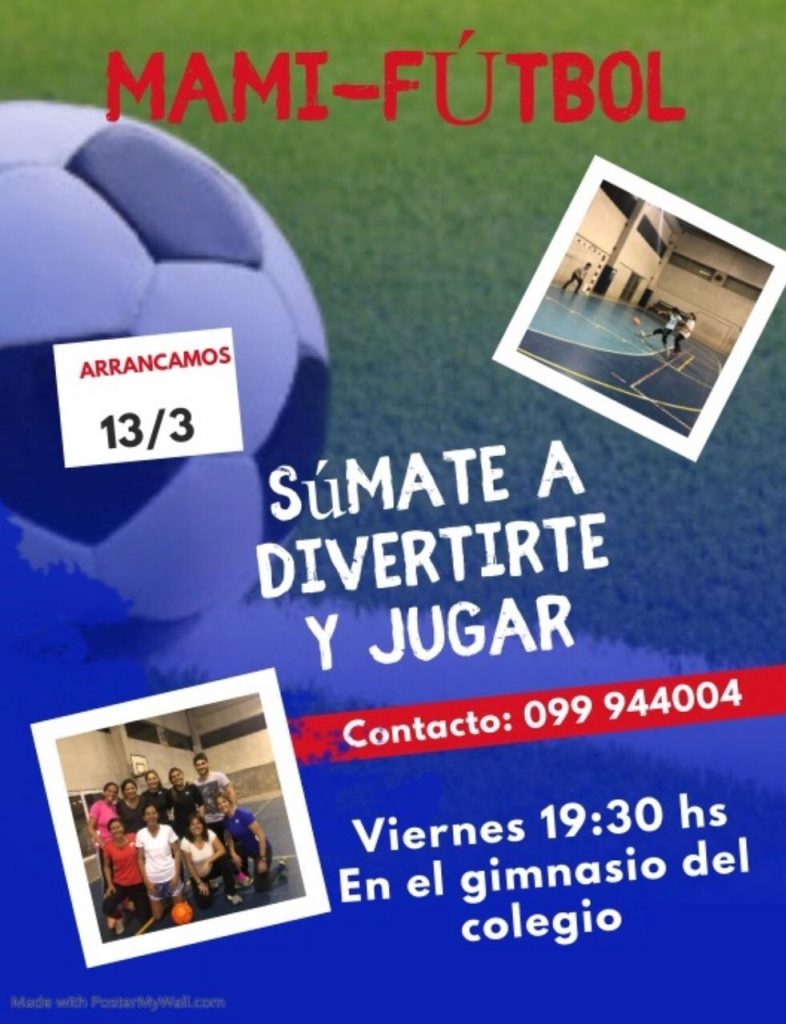 Llamado para mami futbol